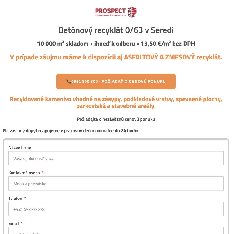 Východiskový stav použitý pri návrhu informačnej architektúry.