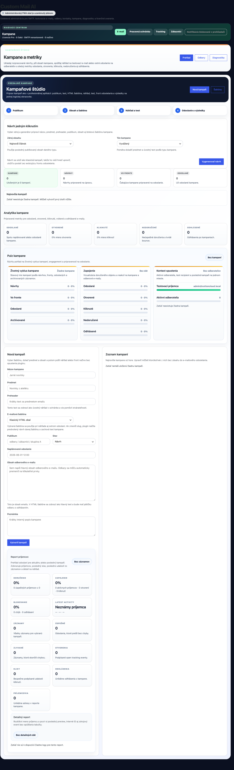 Custom Mail AI kampane