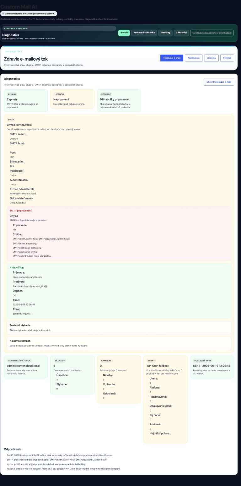 Diagnostics export pre support